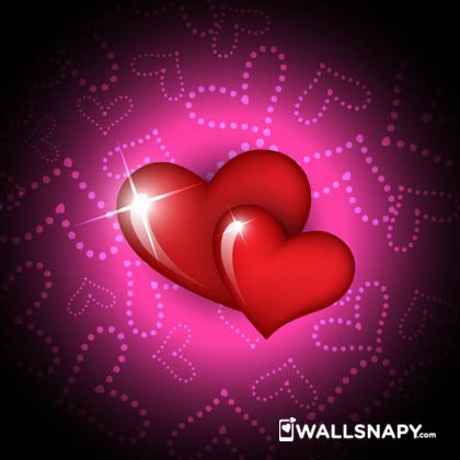 3d heart love dp download