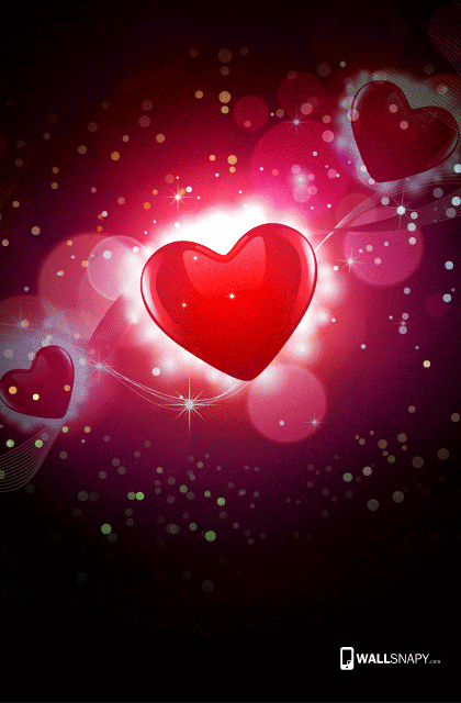 wallpaper 3d love hearts