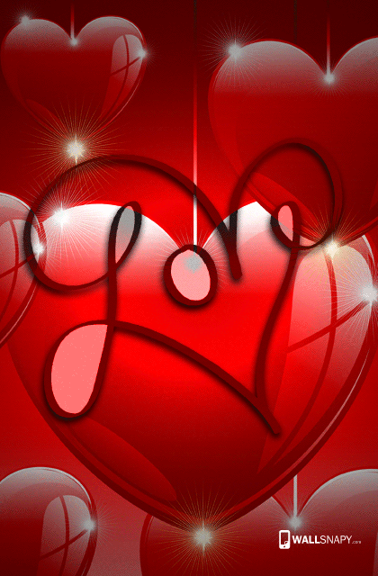 3d love background for mobile - Wallsnapy