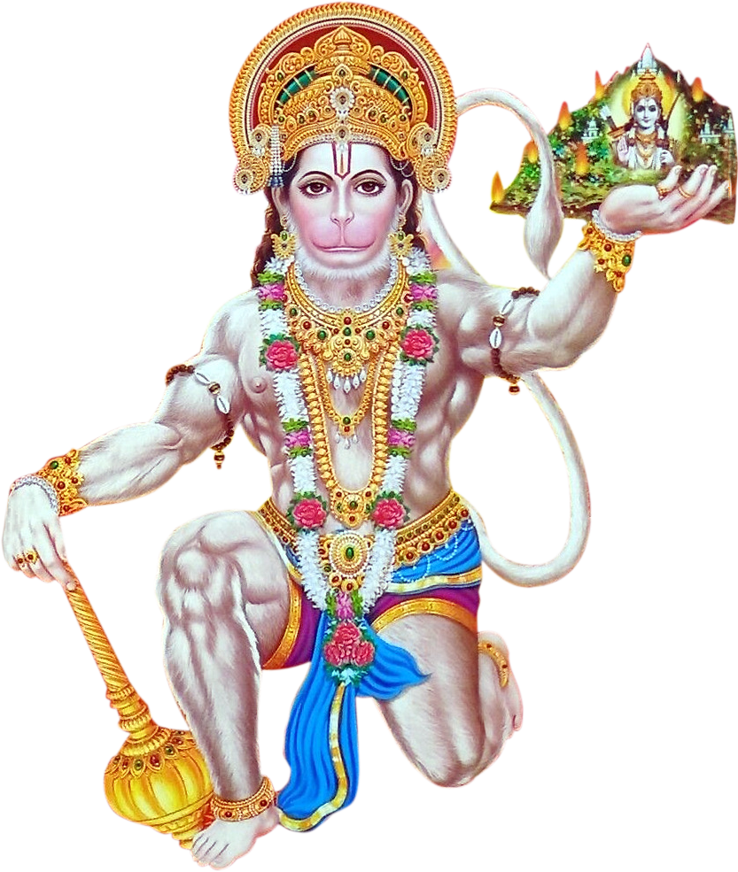 Hanuman sanjeevani malai png images hq 1080p