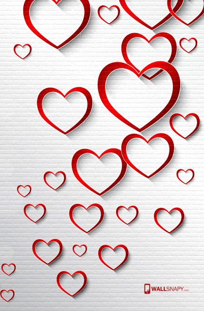 Love heart background hd image - Wallsnapy